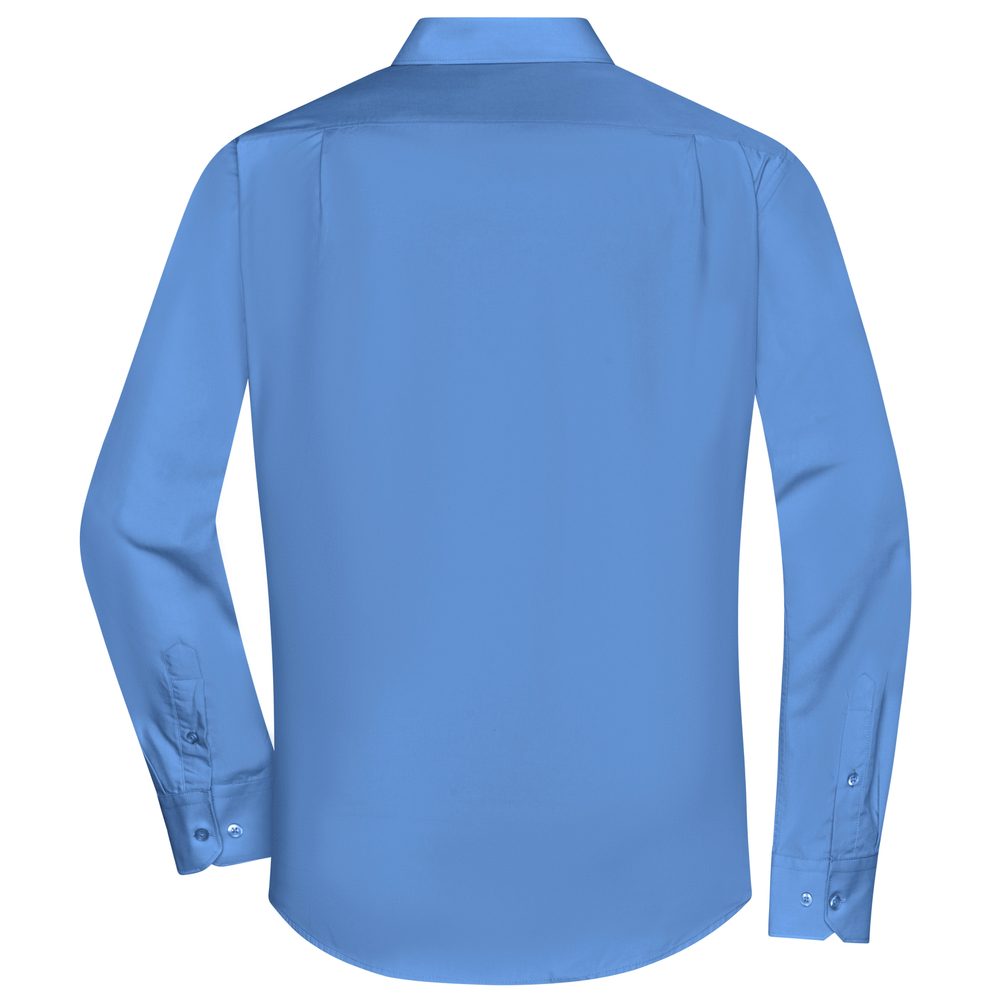 James & Nicholson Pánska košeľa s dlhým rukávom JN678 - Oceľová | L