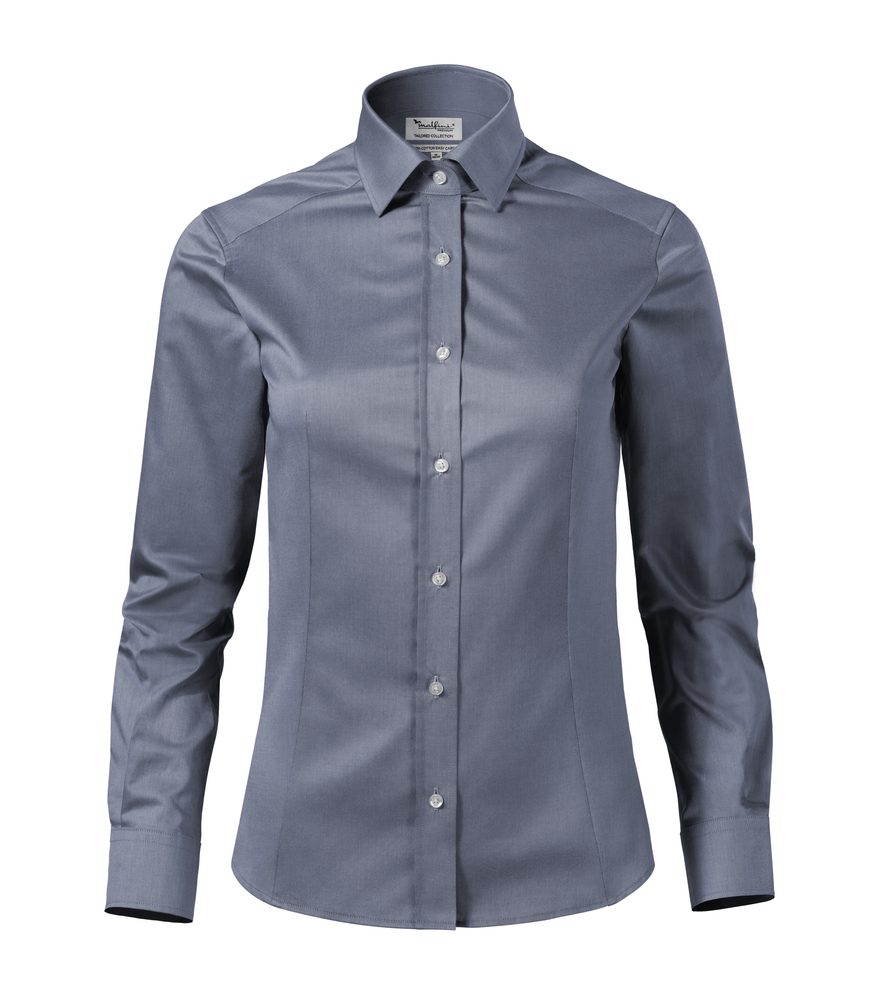E-shop MALFINI Dámska košeľa Journeytorm gray melange