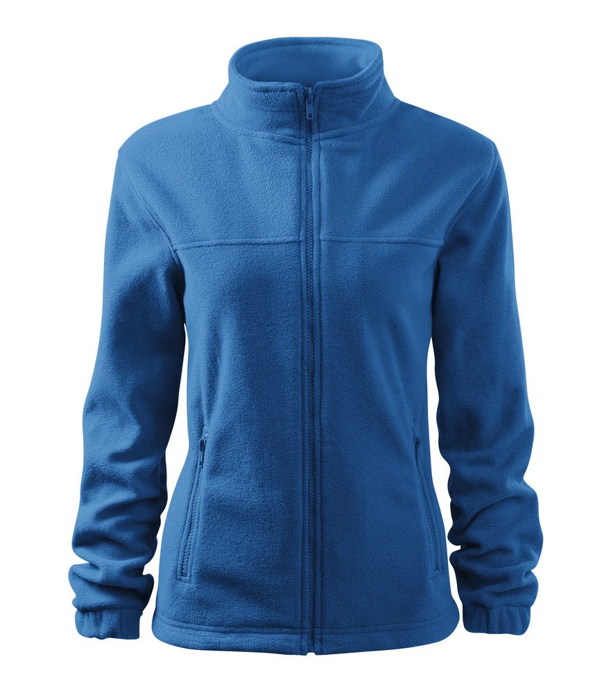 MALFINI Dámska fleecová mikina Jacket - Azúrovo modrá | XS