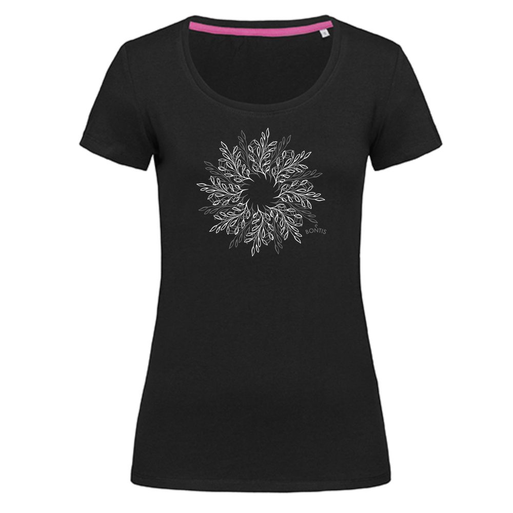 Bontis Dámské tričko CIRCLEAF - Černá | XL