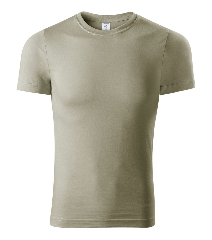 MALFINI Tričko Paint - Svetlá khaki | XL