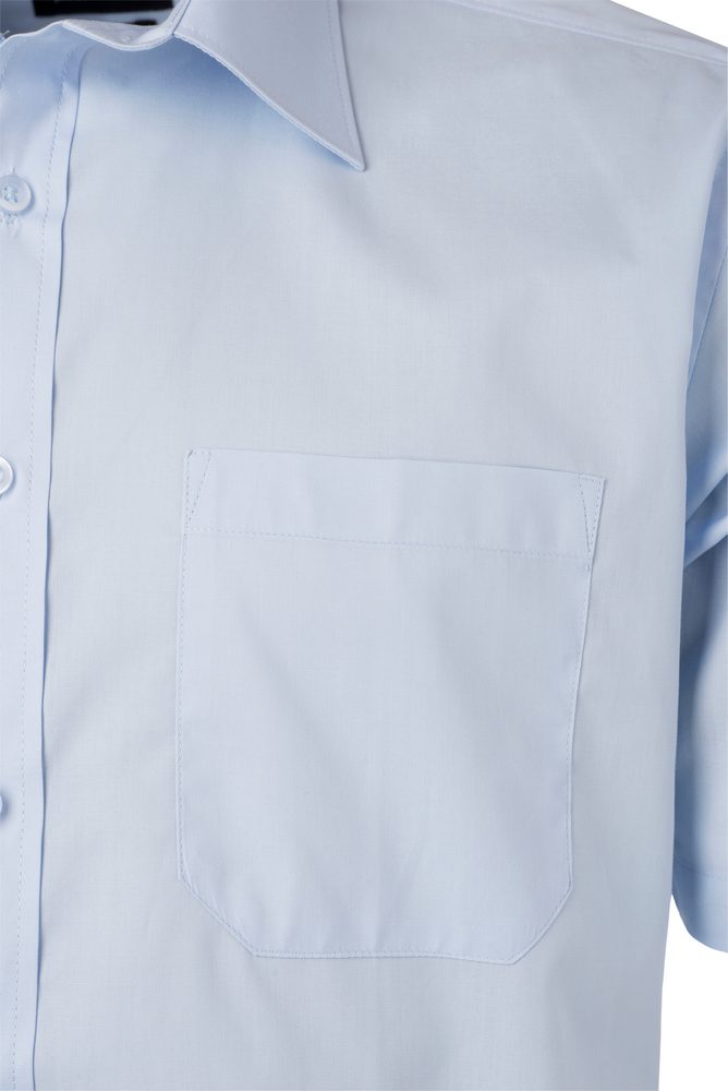 James & Nicholson Pánska košeľa s krátkym rukávom JN680 - Aqua | XXXL