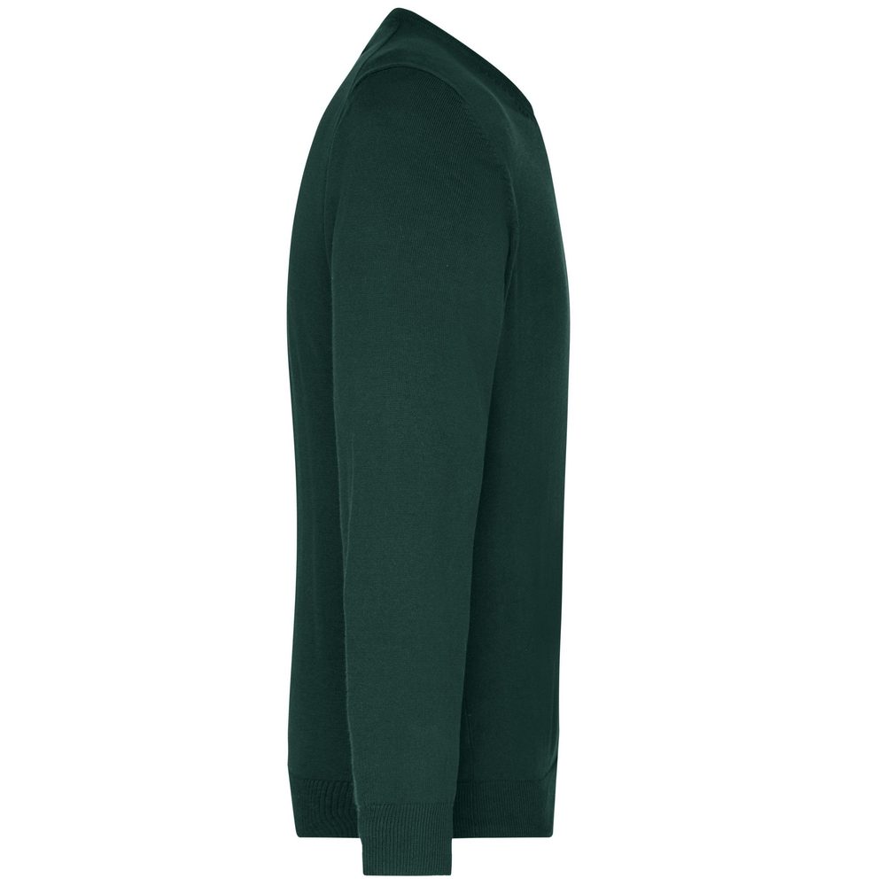 James & Nicholson Pánsky bavlnený sveter JN659 - Bordeaux | L