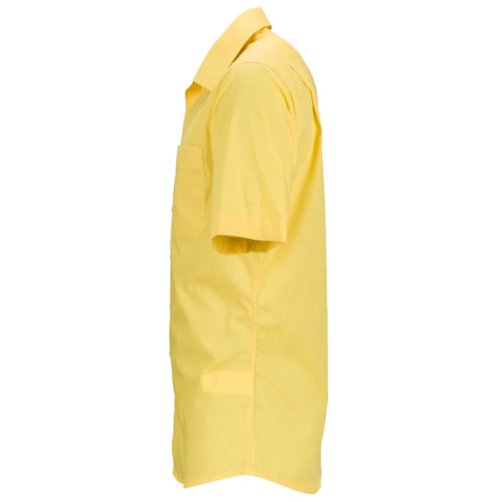James & Nicholson Pánská košile s krátkým rukávem JN644 - Žlutá | M