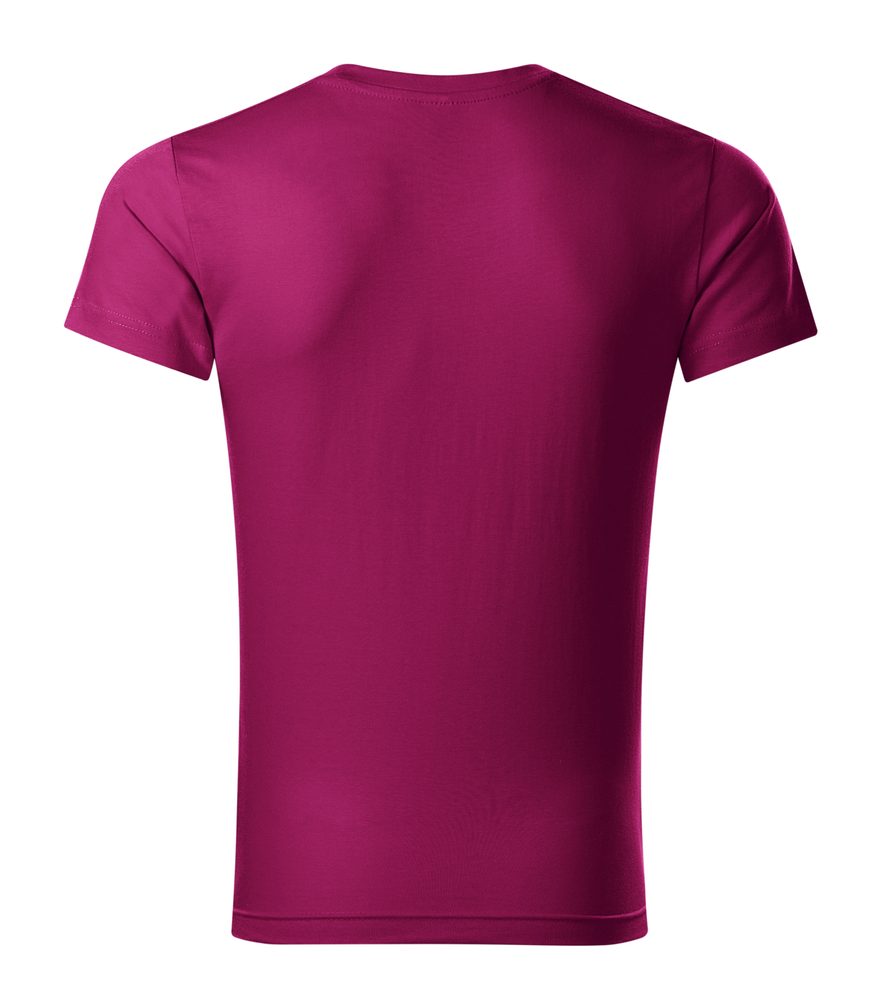 MALFINI Pánske tričko Slim Fit V-neck - Tyrkysová | XL