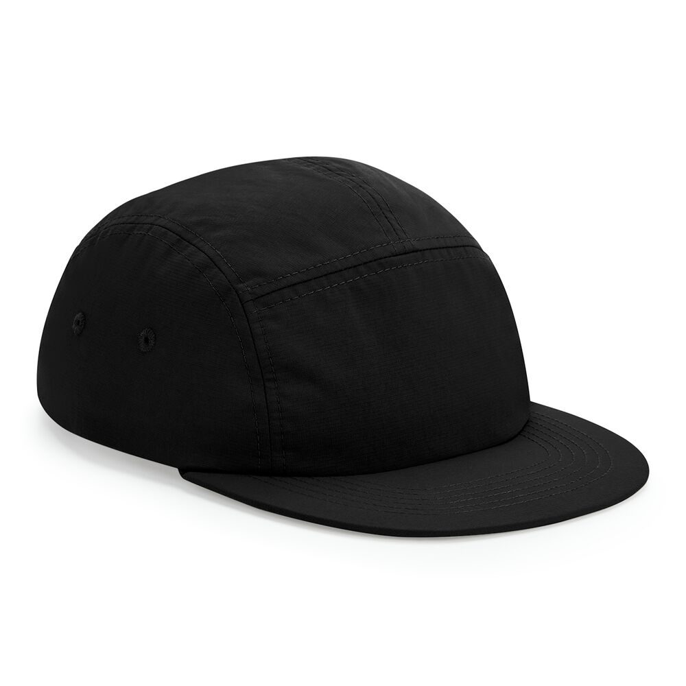 Beechfield Outdoorová čepice s kšiltem Camper - Černá