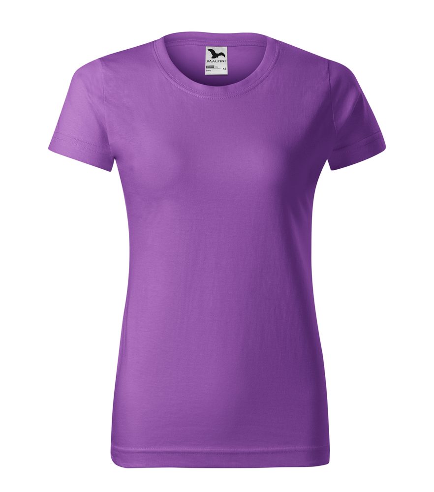 MALFINI Dámske tričko Basic - Fialová | L