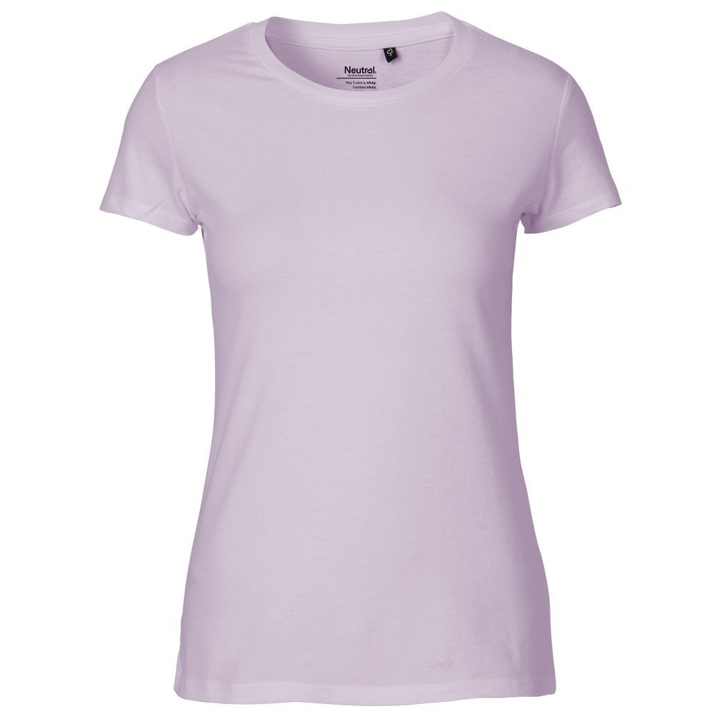 Neutral Dámské tričko Fit z organické Fairtrade bavlny - Dusty purple | S