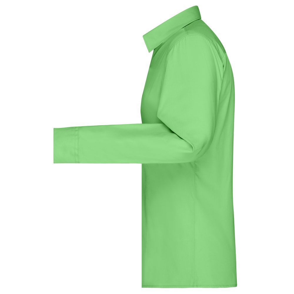 James & Nicholson Dámska košeľa s dlhým rukávom JN677 - Limetkovo zelená | L