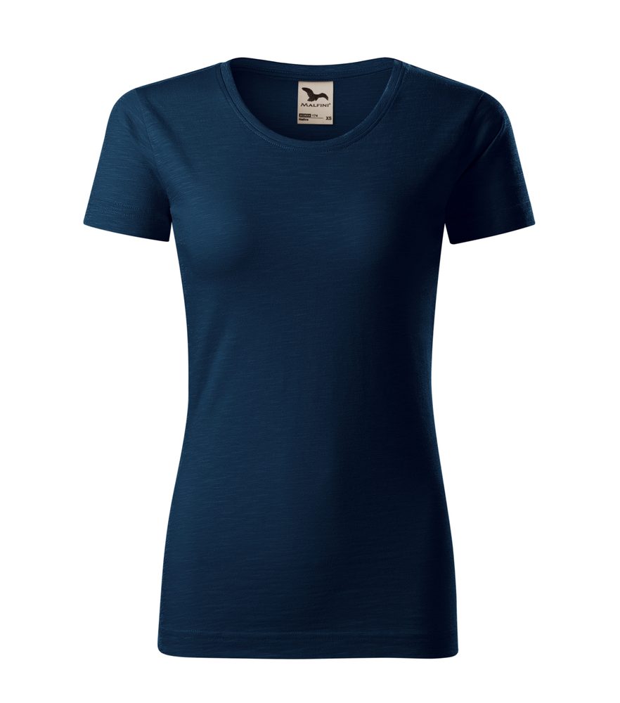 MALFINI Dámske tričko Native - Námornícka modrá | S