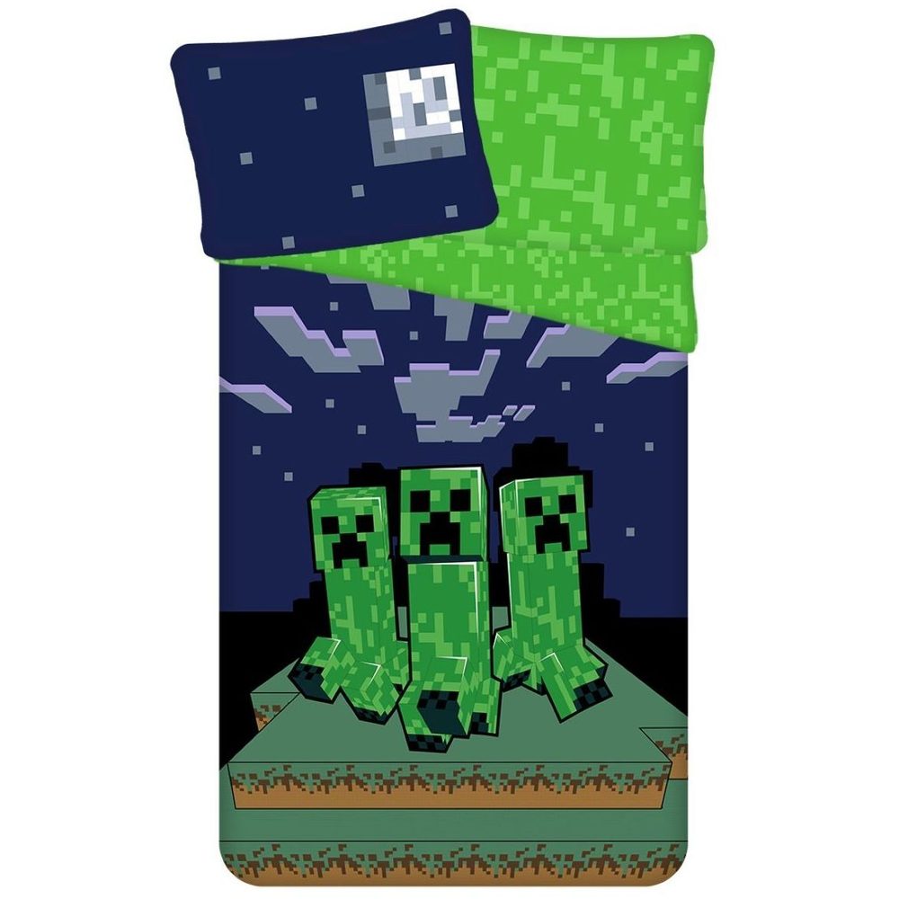 Jerry Fabrics Obliečky Minecraft - Sssleep Tight | 140 x 200 cm / 70 x 90 cm