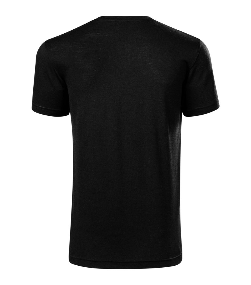 MALFINI Pánské tričko Merino Rise - Černá | XXL