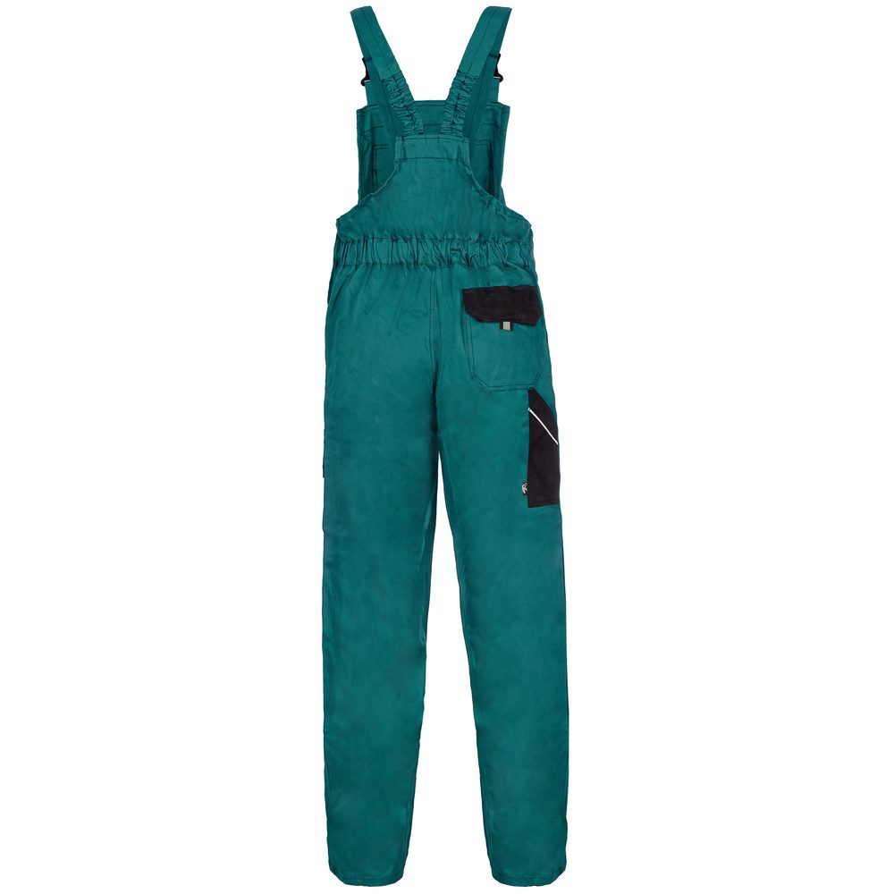 Canis (CXS) Dámske pracovné nohavice s náprsenkou CXS LUXY SABINA - Zelená / čierna | 46