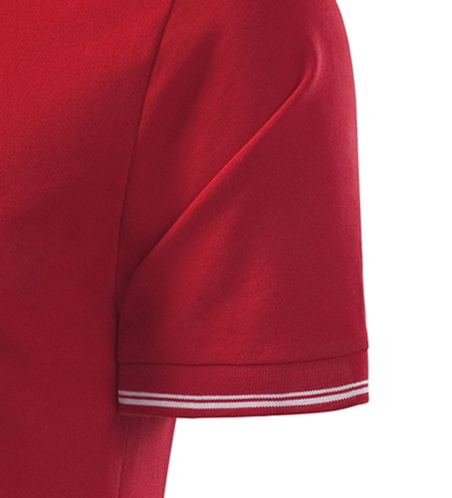 MALFINI Pique pánská polokošile Perfection Plain - Jasně červená | XL