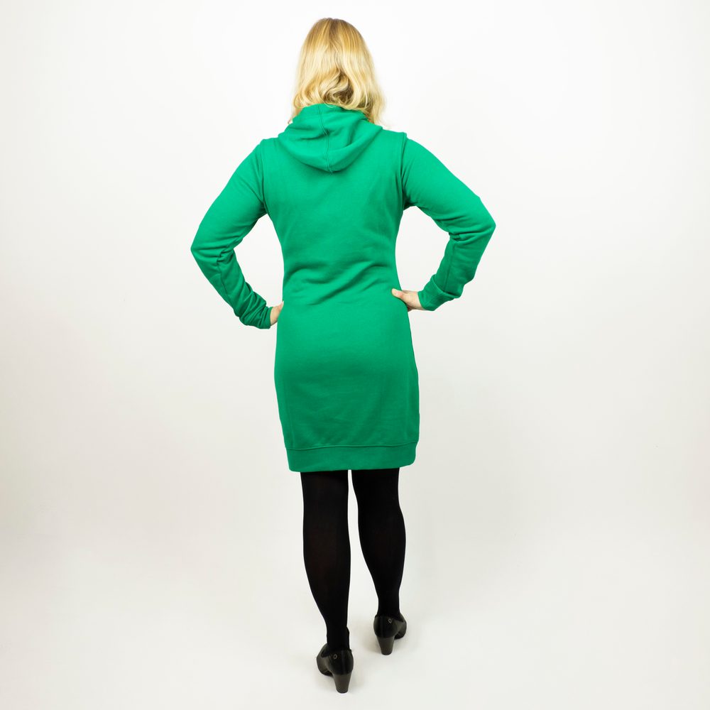 MALFINI Dámské šaty Snap - Lahvově zelená | S
