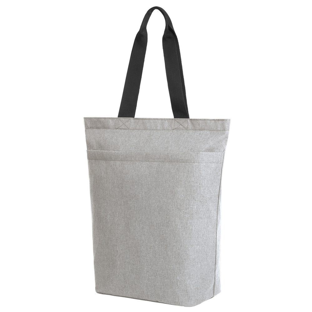 Halfar Pevná nákupní taška CIRCLE - Světle šedá kropenatá