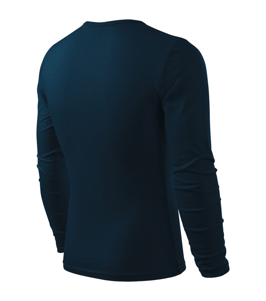 MALFINI Pánské tričko s dlouhým rukávem Fit-T Long Sleeve - Černá | L