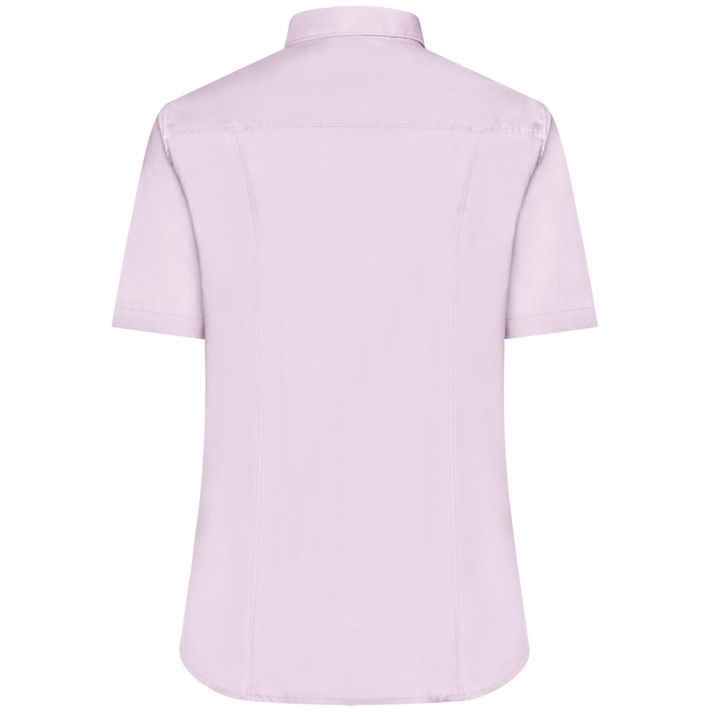 James & Nicholson Dámska košeľa s krátkym rukávom JN683 - Biela | L