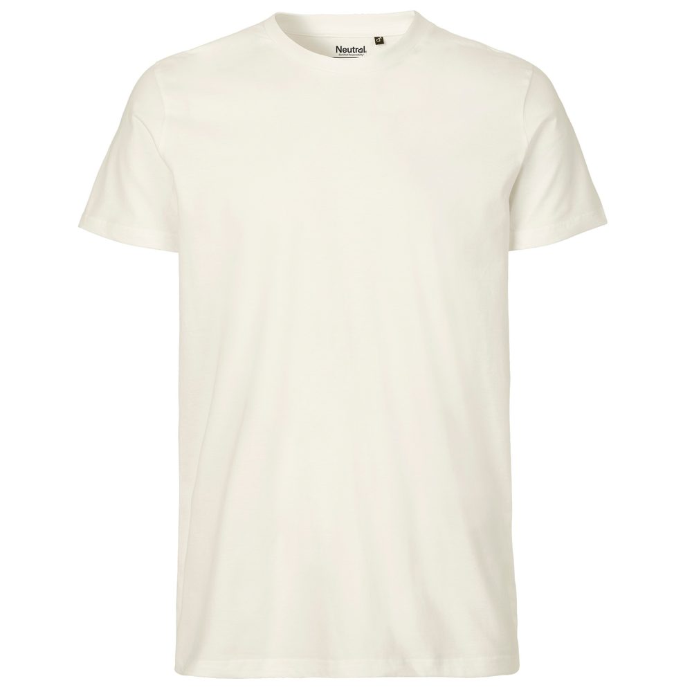 Neutral Pánske tričko Fit z organickej Fairtrade bavlny - Natural | XXXL