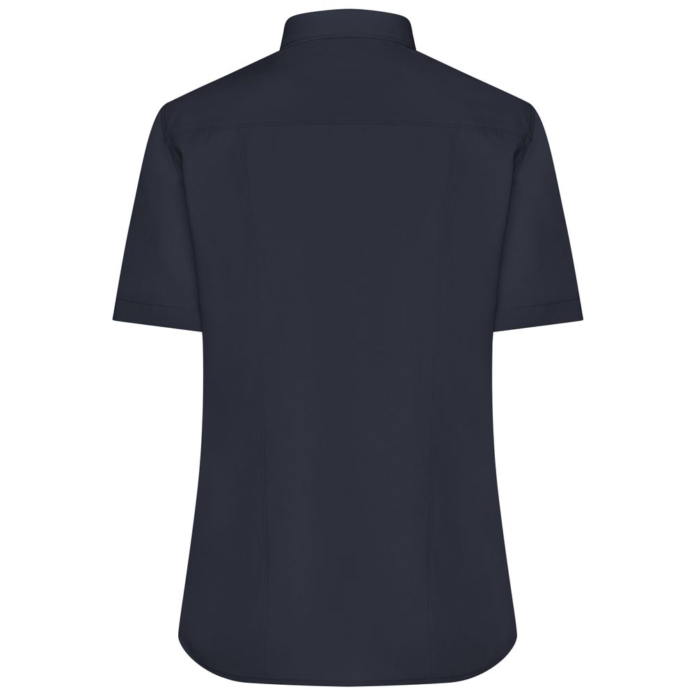 James & Nicholson Dámská košile s krátkým rukávem JN679 - Žlutá | XXL