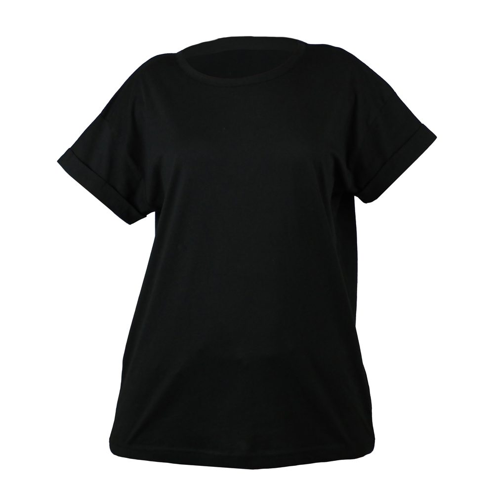 Mantis Volné dámské tričko s krátkým rukávem - Černá | M