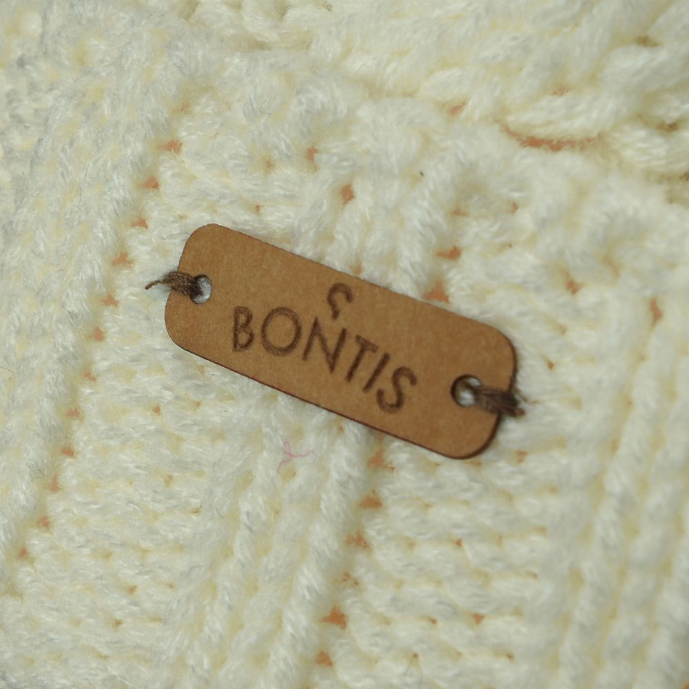 Bontis Dámska zimná čiapka s ohnutým lemom - Šedý melír | uni
