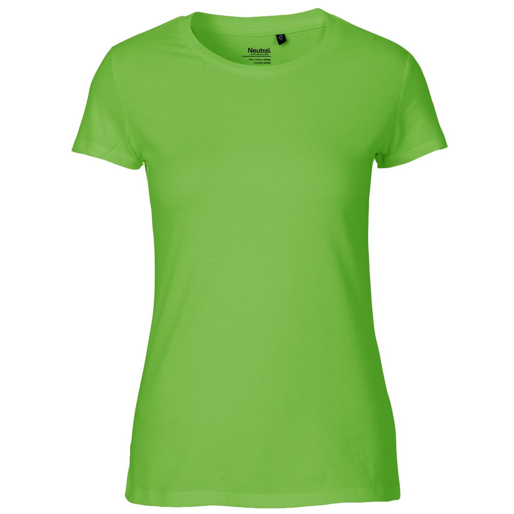 Neutral Dámske tričko Fit z organickej Fairtrade bavlny - Limetková | M