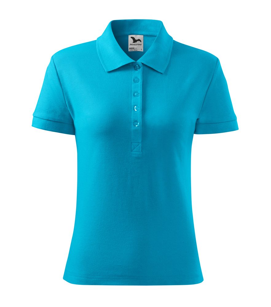 Tricou damă polo Cotton Heavy