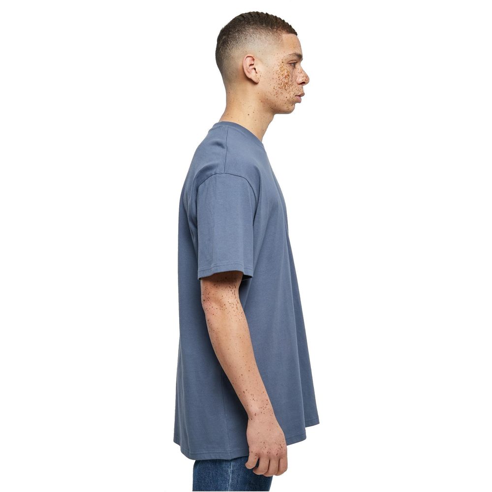 Build Your Brand Pánské tričko Heavy Oversize Tee - Beryl blue | XS