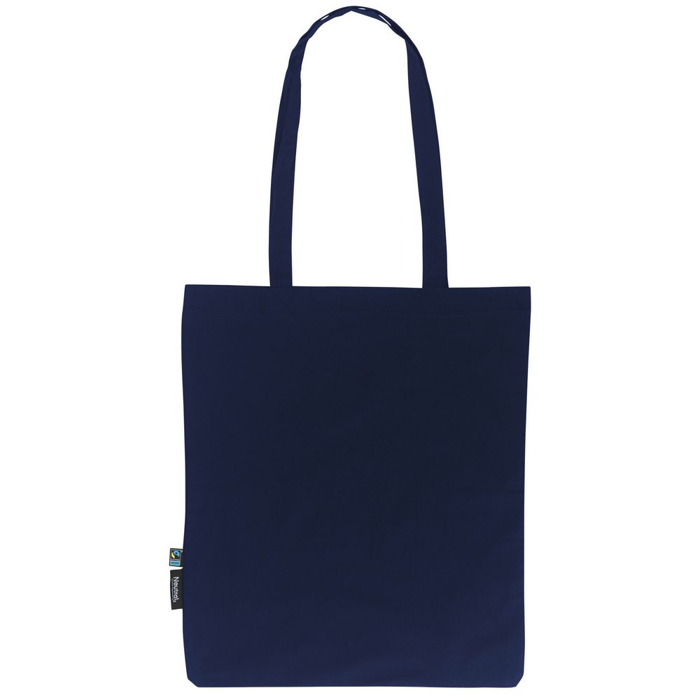 E-shop Neutral Nákupná taška cez rameno z organickej Fairtrade bavlny # Námornícka modrá