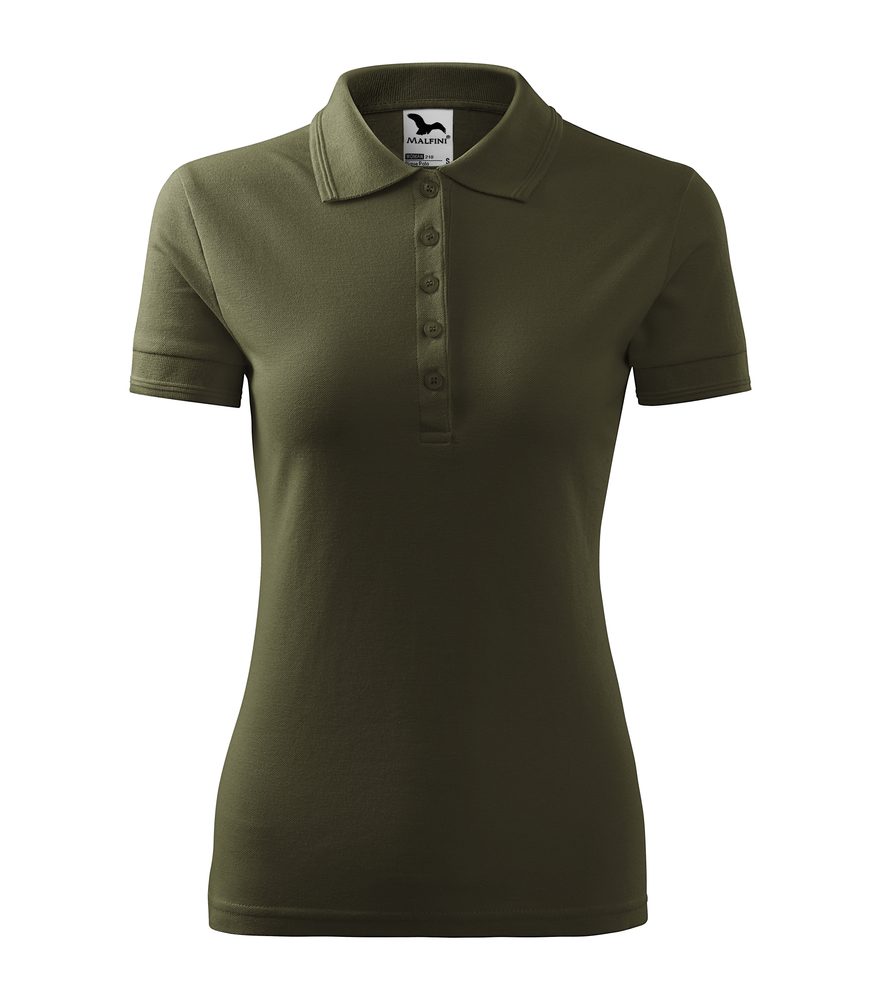 MALFINI Dámská polokošile Pique Polo - Military | XS