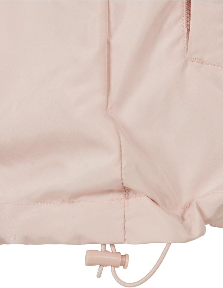 Build Your Brand Dámská bunda přes hlavu - Světle růžová | XL