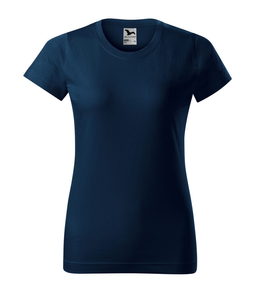 MALFINI Dámske tričko Basic - Námornícka modrá | S