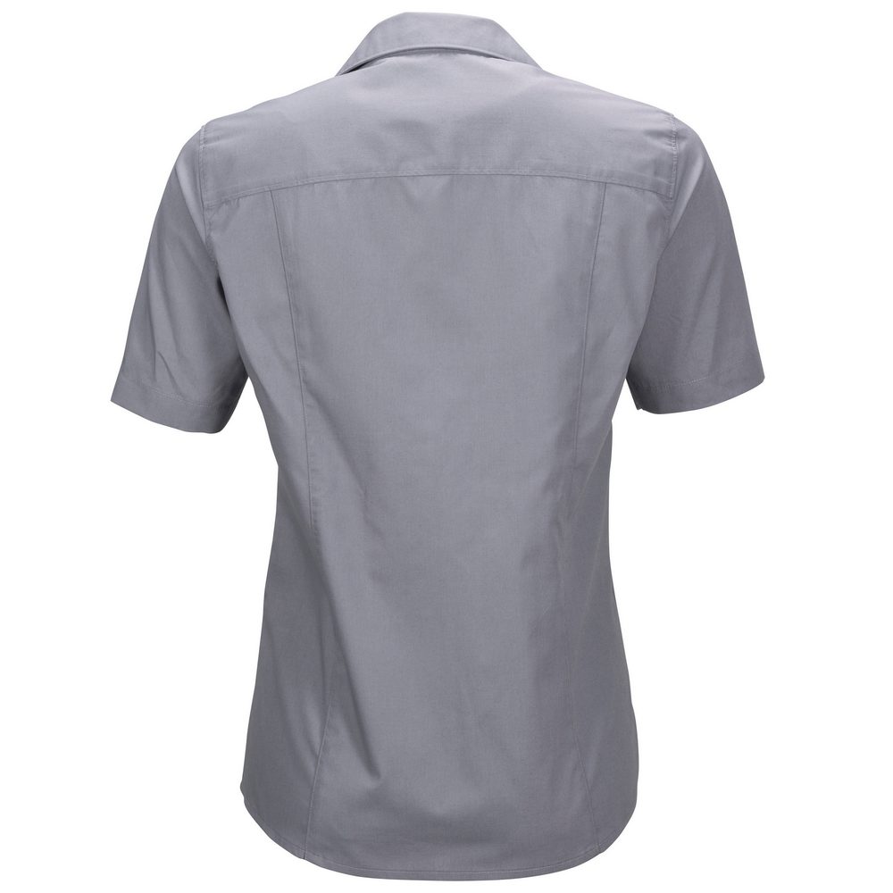 James & Nicholson Dámská košile s krátkým rukávem JN643 - Černá | L