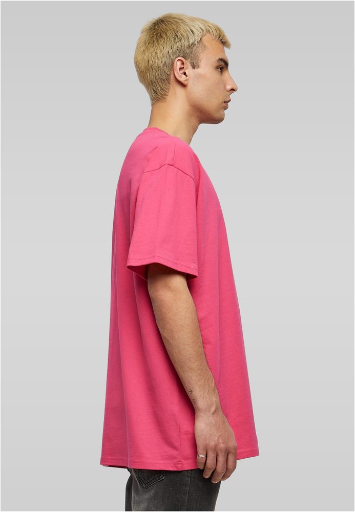 Build Your Brand Pánske tričko Heavy Oversize Tee - Cherry | L