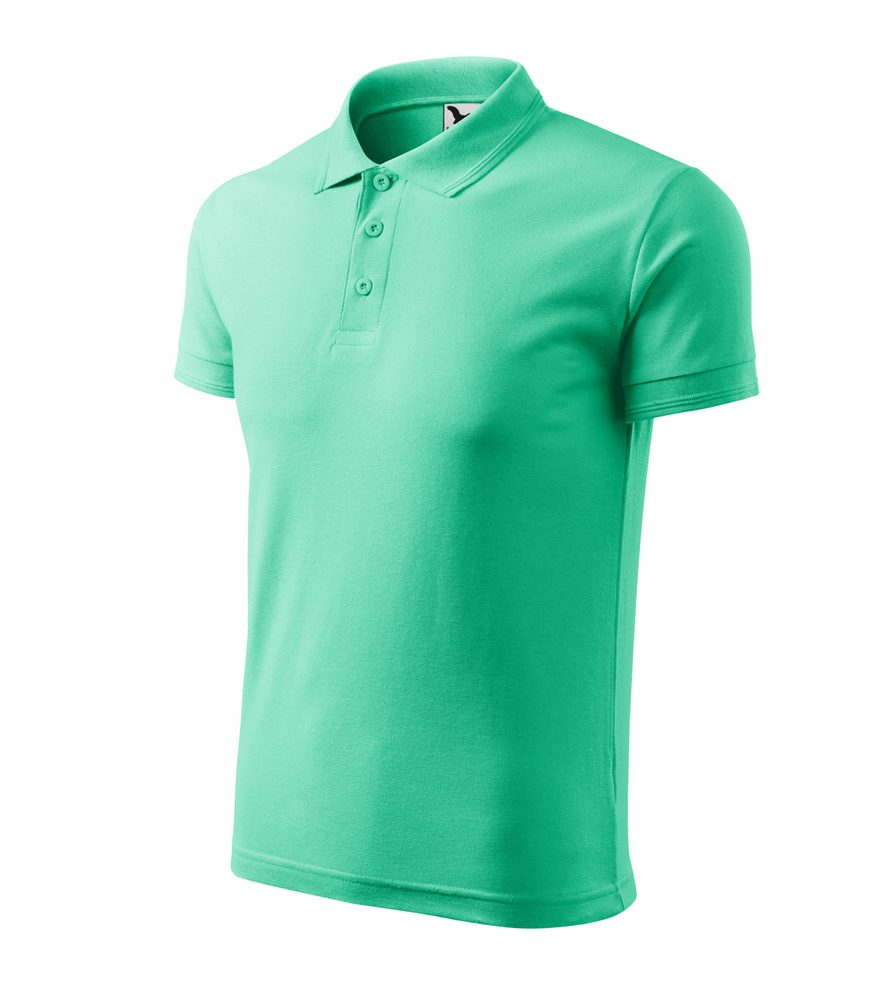 MALFINI Pánská polokošile Pique Polo - Trávově zelená | M