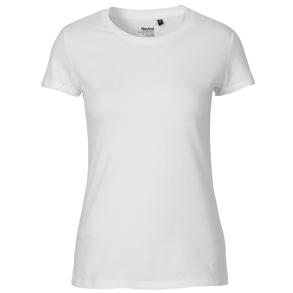 Neutral Dámske tričko Fit z organickej Fairtrade bavlny - Biela | XL
