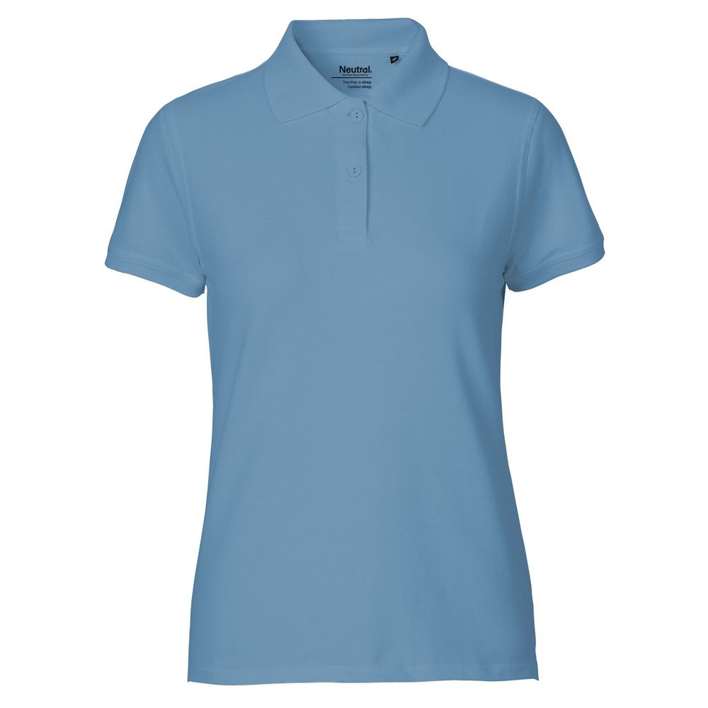 Neutral Dámska polokošeľa Classic z organickej Fairtrade bavlny - Dusty indigo | XXL