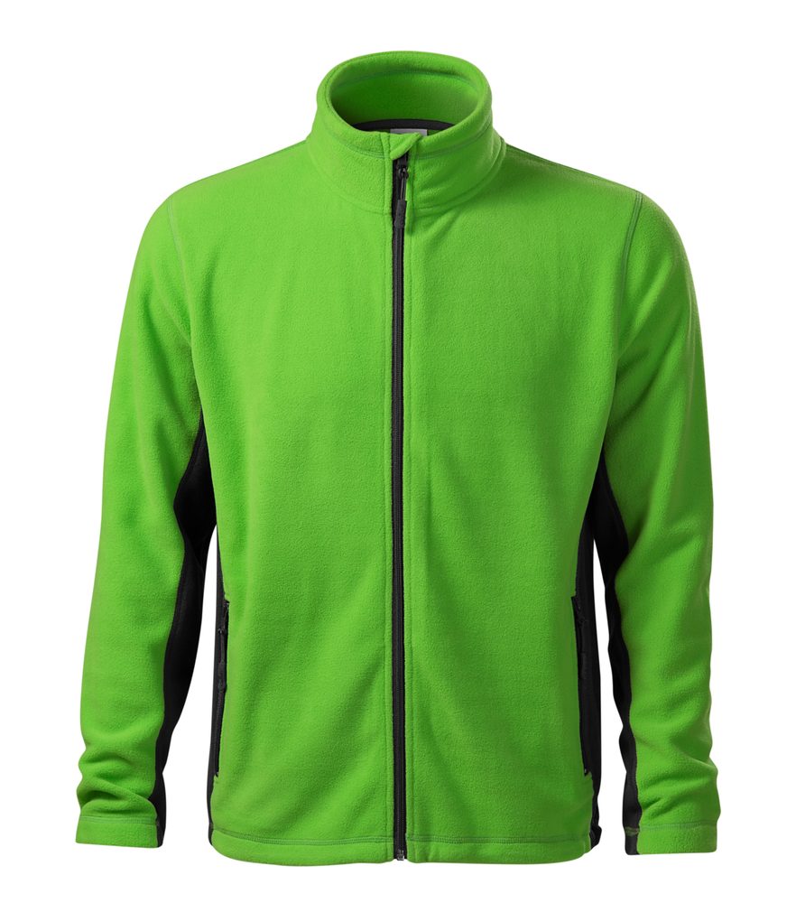 MALFINI Pánska fleecová mikina Frosty - Apple green | XL