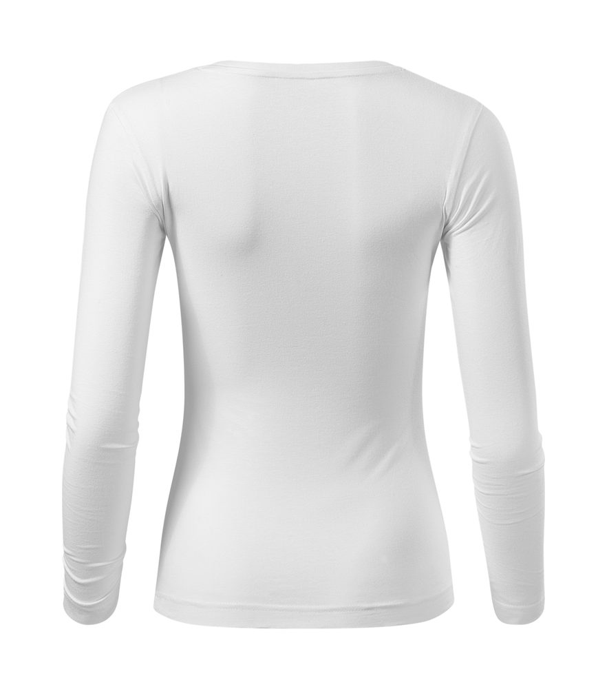 MALFINI Dámske tričko s dlhým rukávom Fit-T Long Sleeve - Malinová | XS