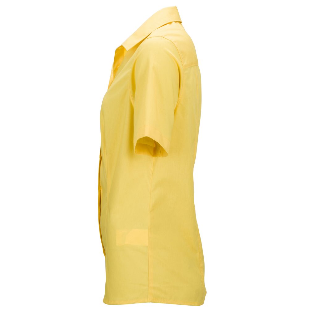 James & Nicholson Dámska košeľa s krátkym rukávom JN643 - Žltá | L