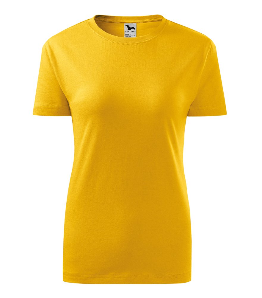 MALFINI Dámske tričko Classic New - Žltá | M