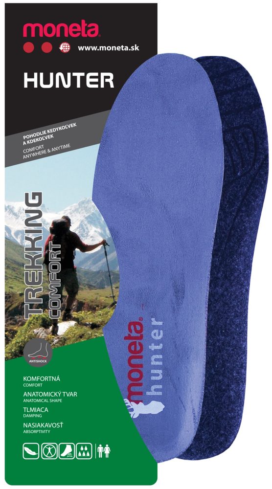 Moneta Turistické vložky do topánok Trekking comfort - 35