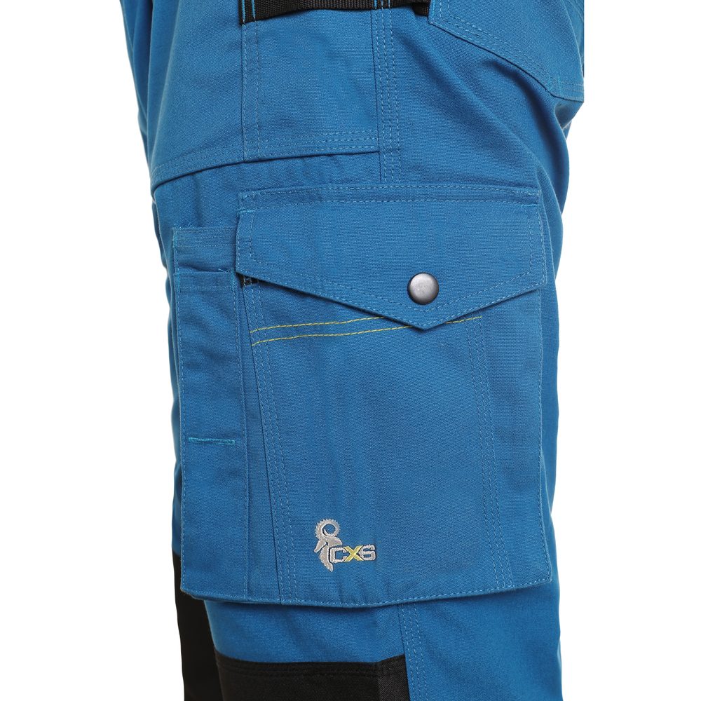 Canis (CXS) Montérkové kalhoty do pasu CXS STRETCH - Středně modrá / černá | 62