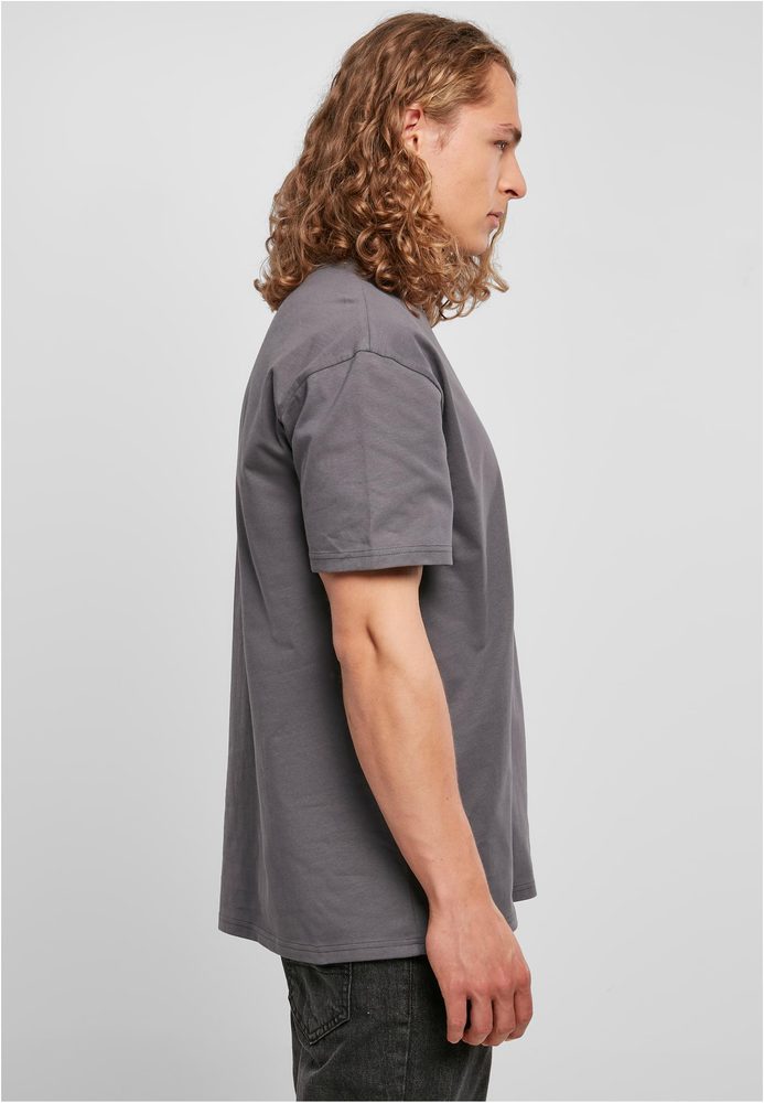 Build Your Brand Pánske tričko Heavy Oversize Tee - Biela | XS