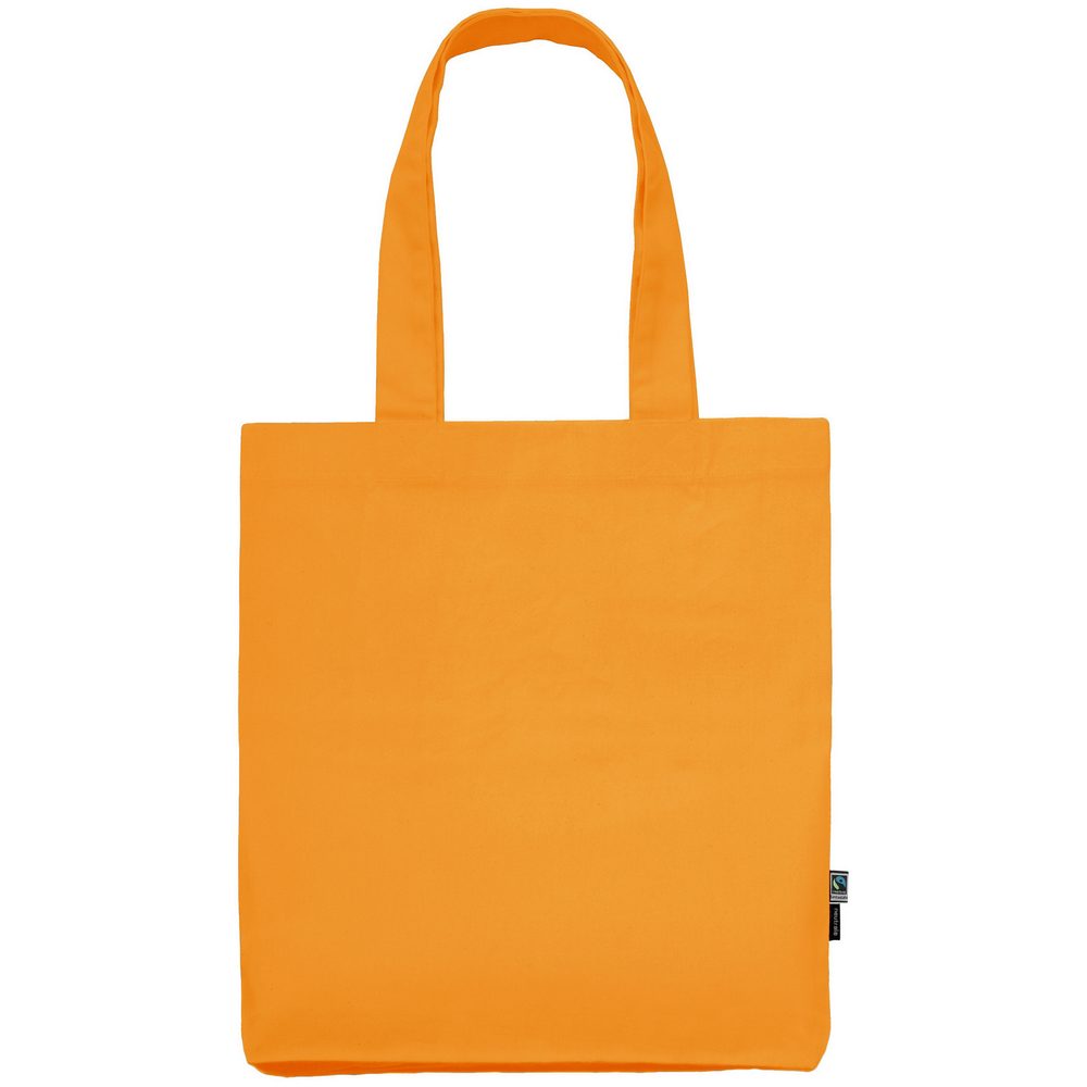 Levně Neutral Látková nákupní taška z organické Fairtrade bavlnyvětle oranžová