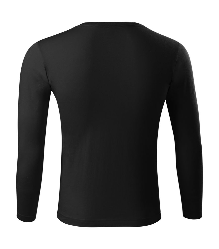 MALFINI Tričko s dlouhým rukávem Progress LS - Tmavě šedý melír | L