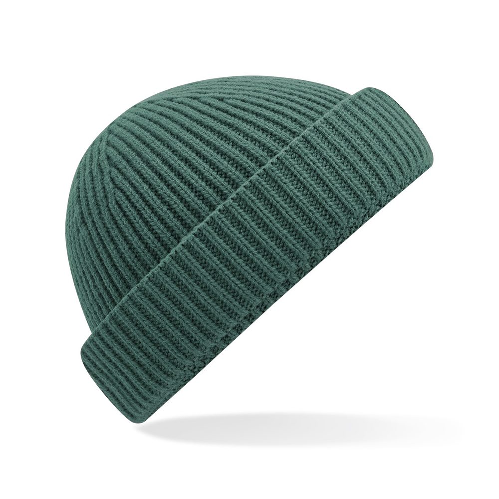 E-shop Beechfield Nízka pletená čiapka Harbourarine green