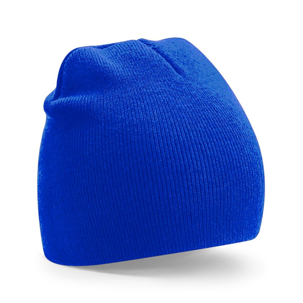 Beechfield Klasická recyklovaná čepice Beanie - Královská modrá