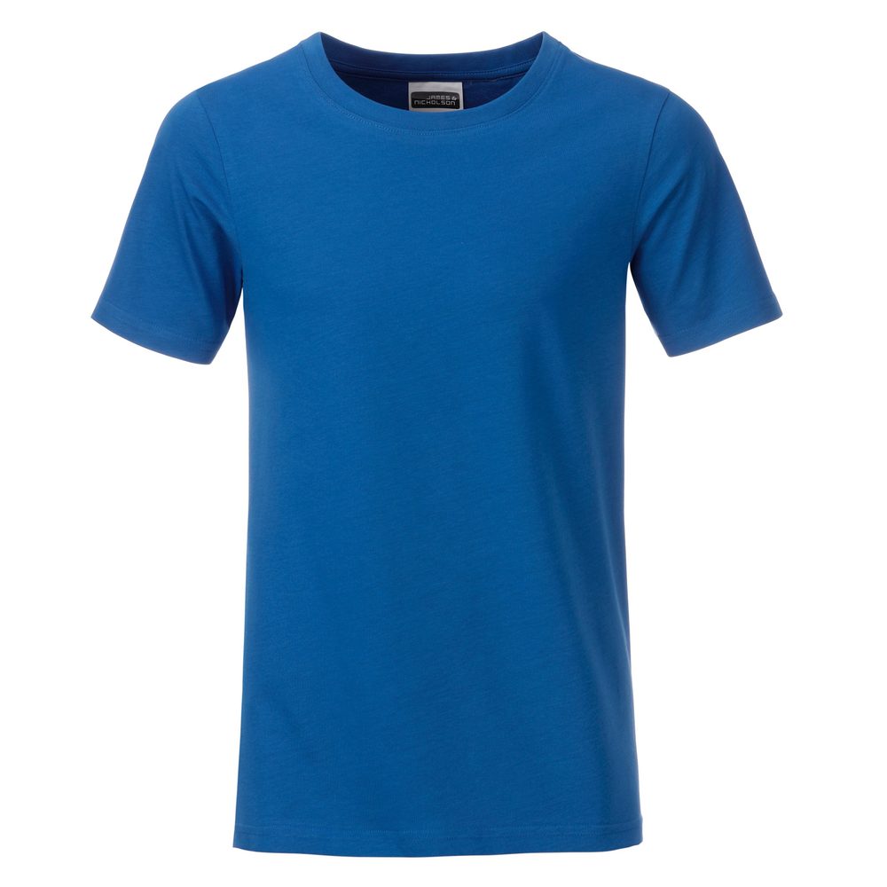 James & Nicholson Klasické chlapecké tričko z biobavlny 8008B - Královská modrá | XXL